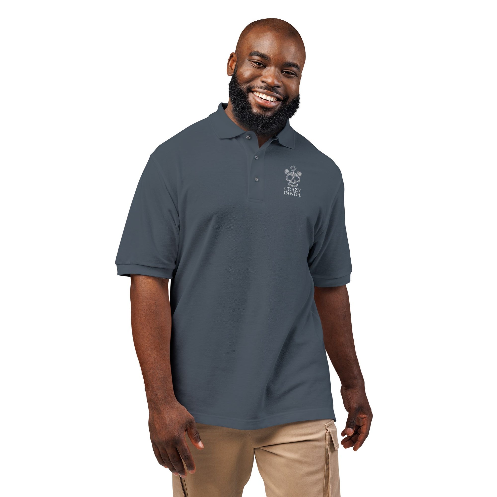 Embroidered Unisex Polo Shirt MADDPANDA