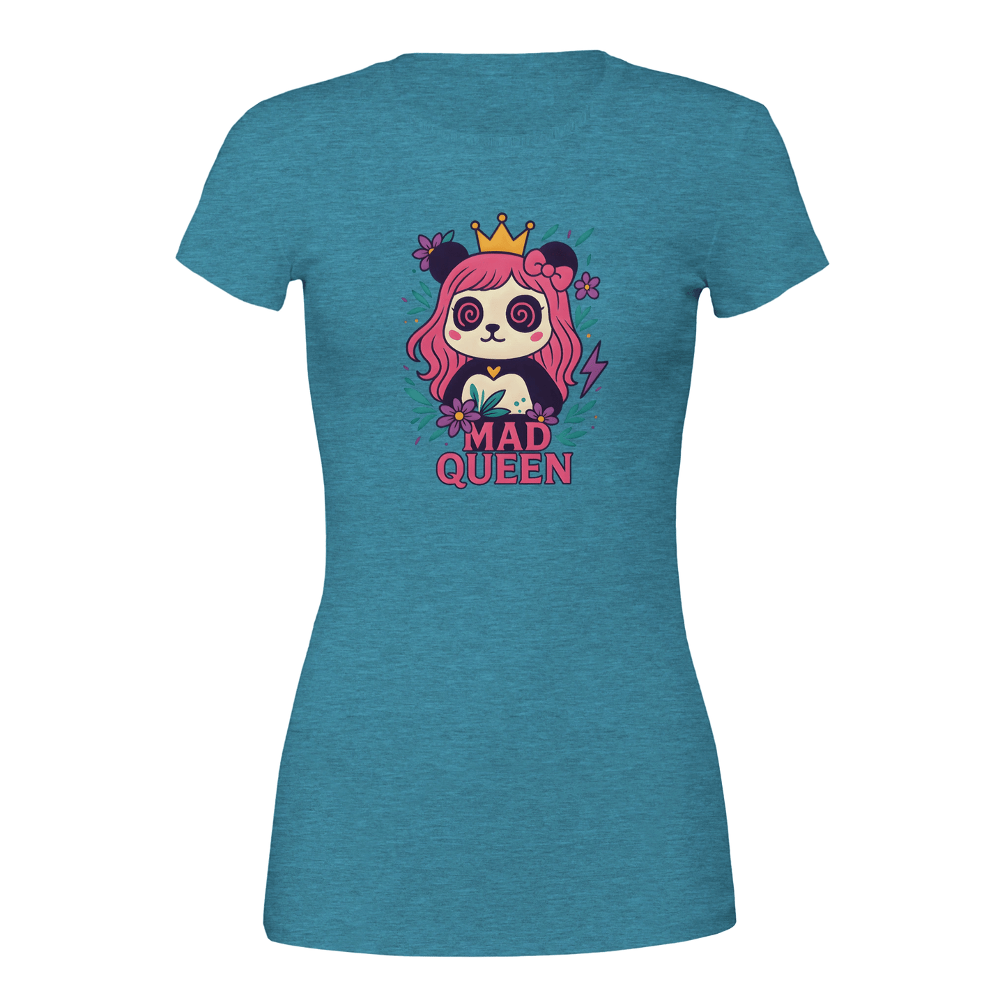 MaddPanda Women's Premium Crew Neck T-Shirt – 100% Airlume Cotton - maddpanda