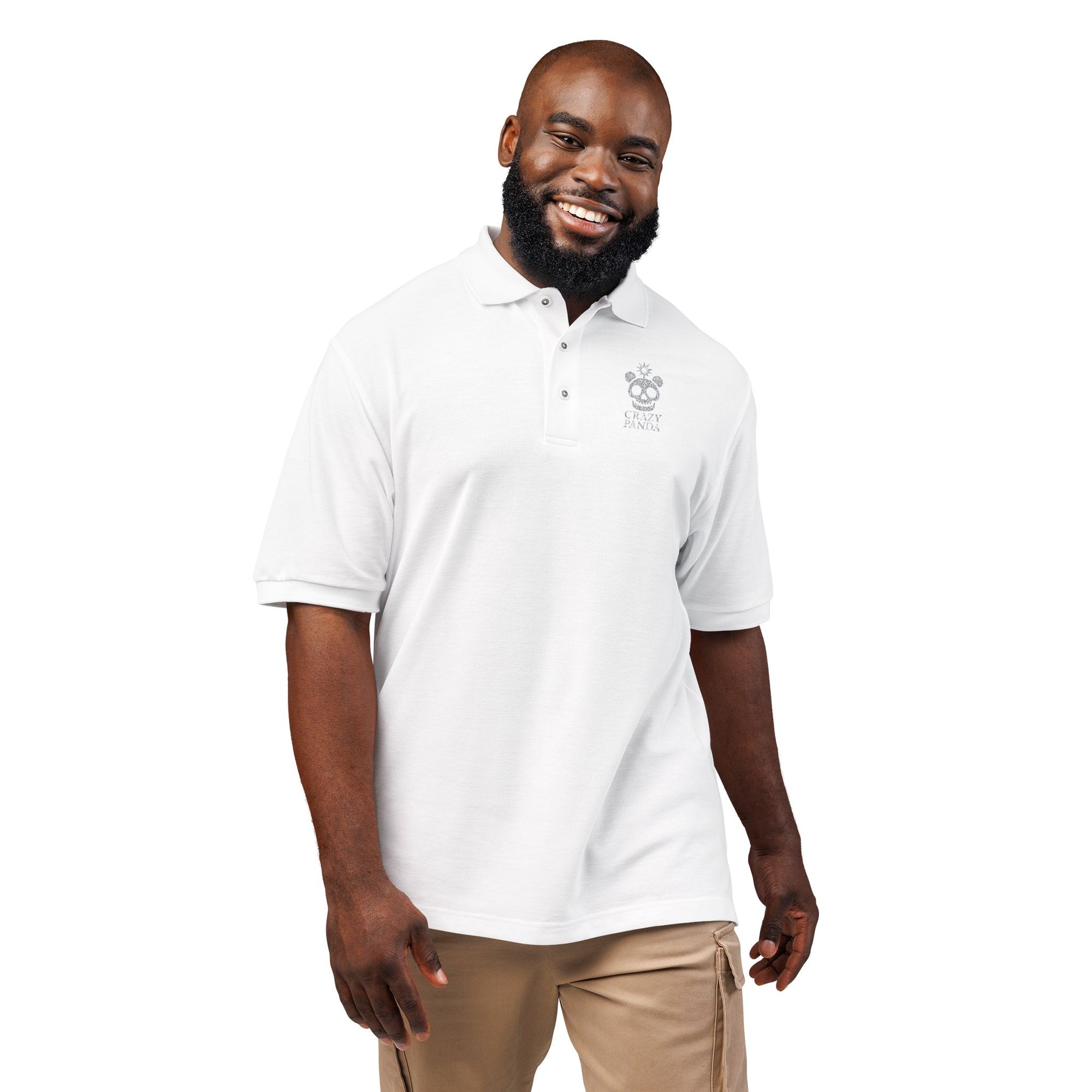 Embroidered Unisex Polo Shirt MADDPANDA
