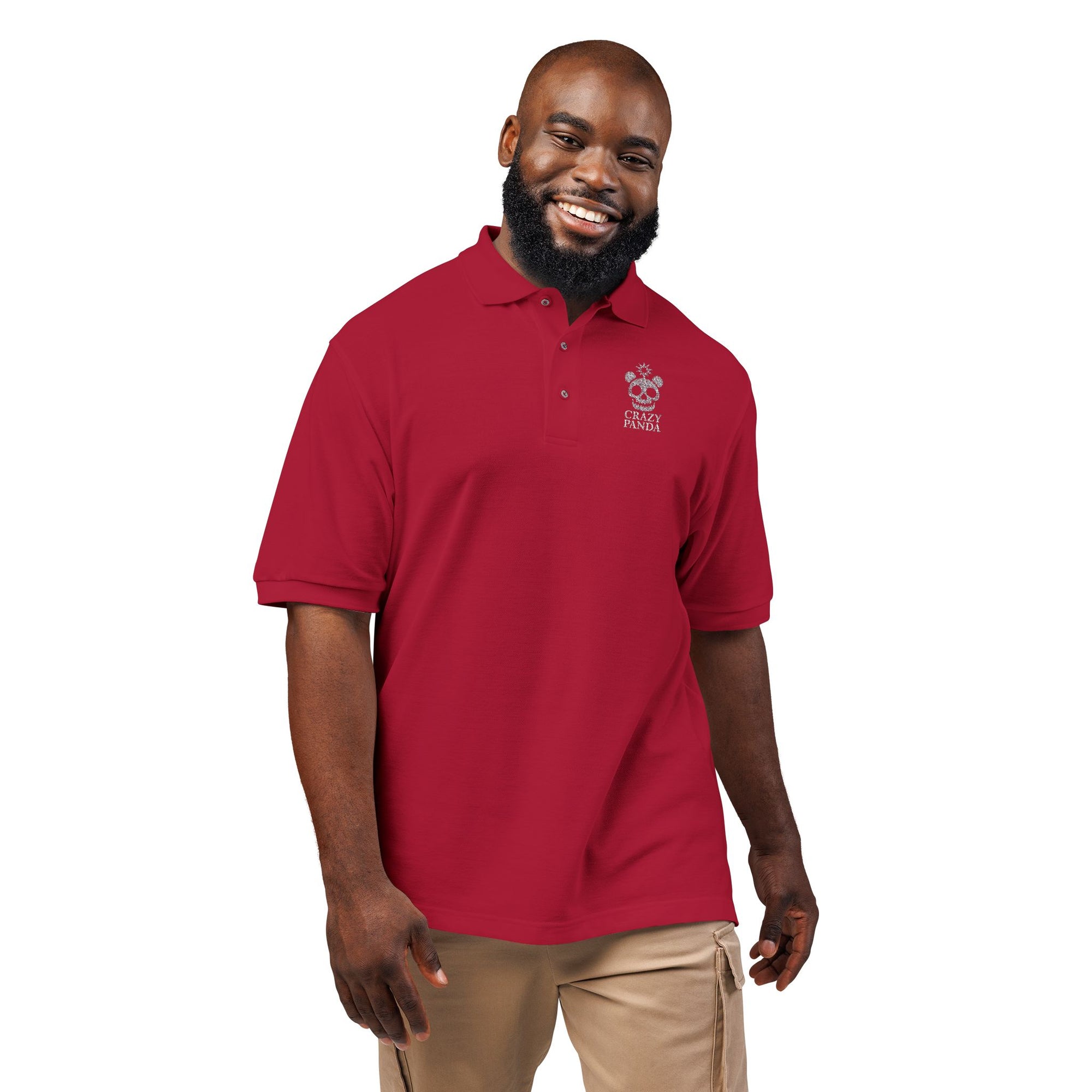 Embroidered Unisex Polo Shirt MADDPANDA