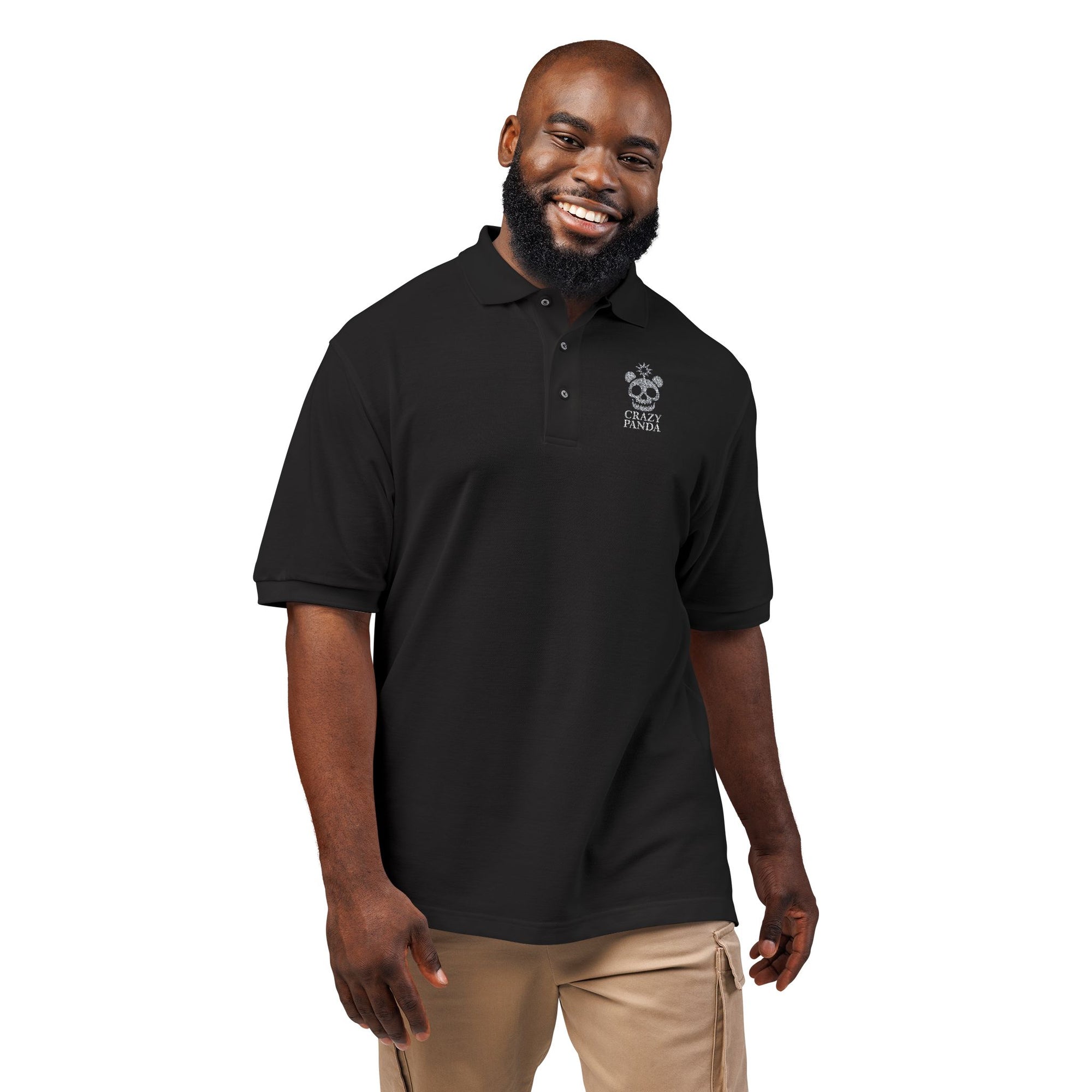 Embroidered Unisex Polo Shirt MADDPANDA