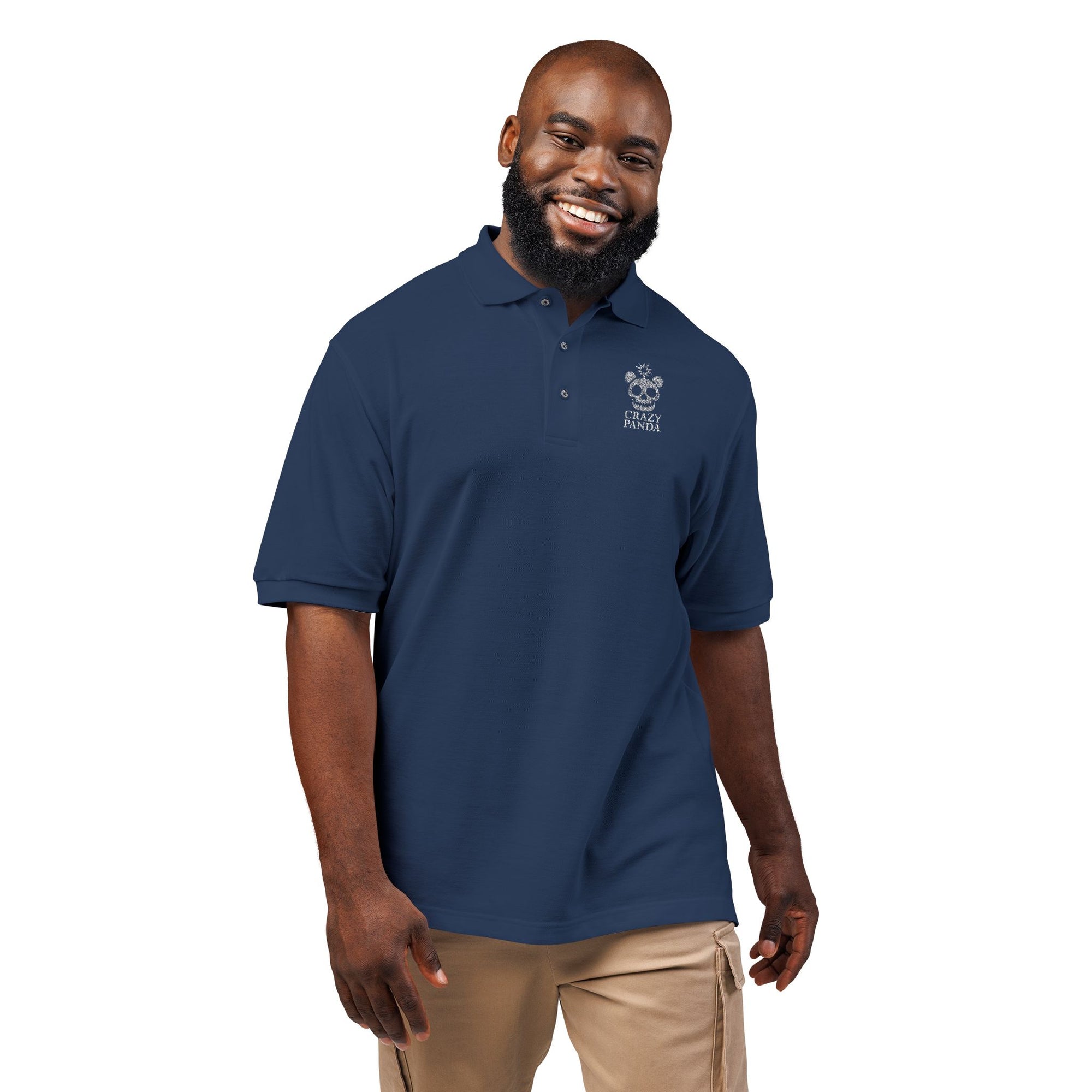 Embroidered Unisex Polo Shirt MADDPANDA