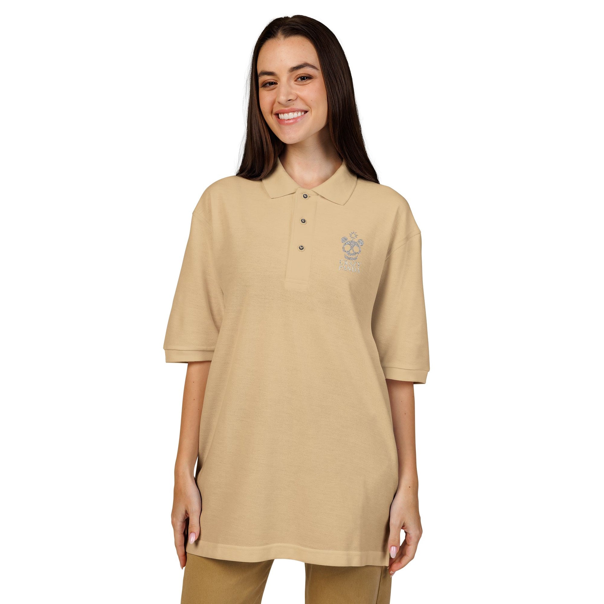 Embroidered Unisex Polo Shirt MADDPANDA