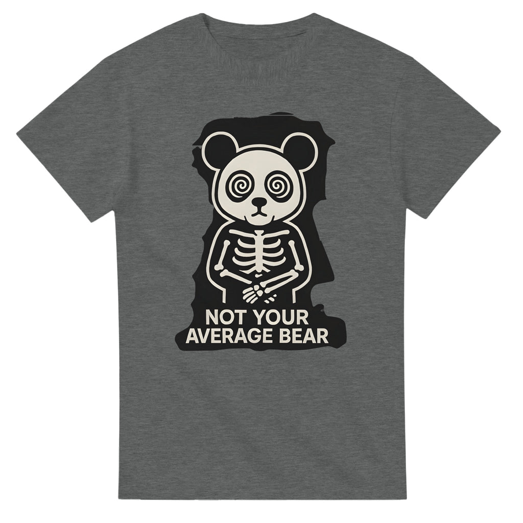 Crazy Panda T-shirt “Not Your Average Bear” – Tee - shirt Graphique Unisexe, Style Streetwear Panda Fou, Mode Dément - maddpanda