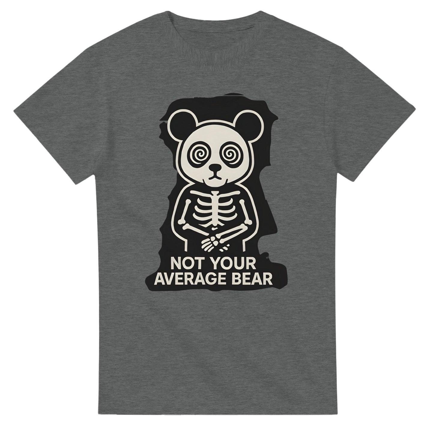 Crazy Panda T-shirt “Not Your Average Bear” – Tee - shirt Graphique Unisexe, Style Streetwear Panda Fou, Mode Dément - maddpanda