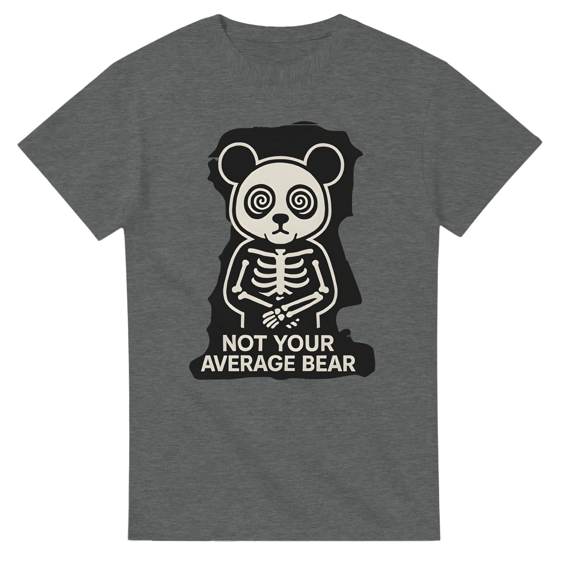 Crazy Panda T-shirt “Not Your Average Bear” – Tee - shirt Graphique Unisexe, Style Streetwear Panda Fou, Mode Dément - maddpanda
