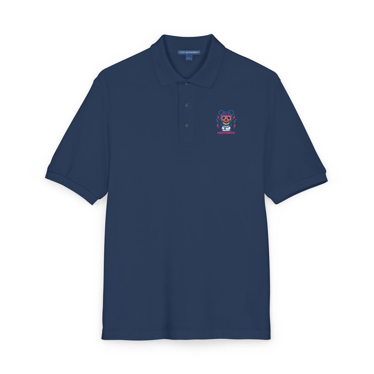 Embroidered Polo Shirt with Logo MADDPANDA - maddpanda