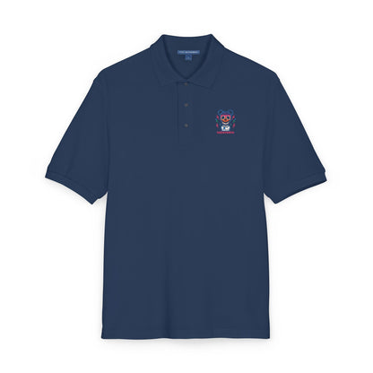 Embroidered Polo Shirt with Logo MADDPANDA - maddpanda