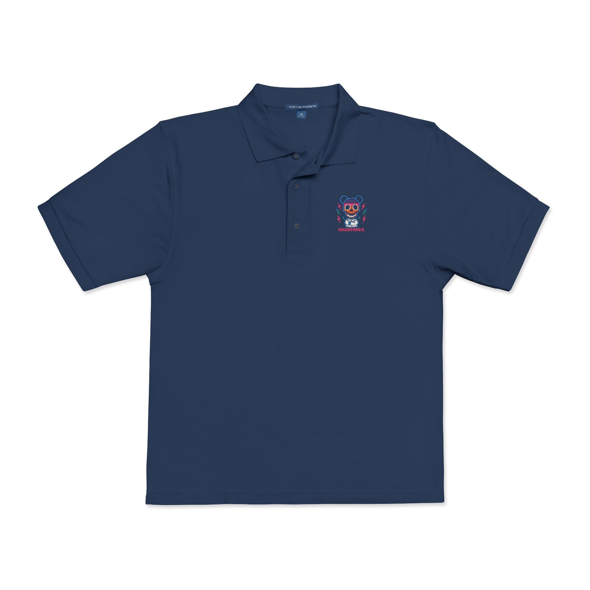 Embroidered Polo Shirt with Logo MADDPANDA - maddpanda