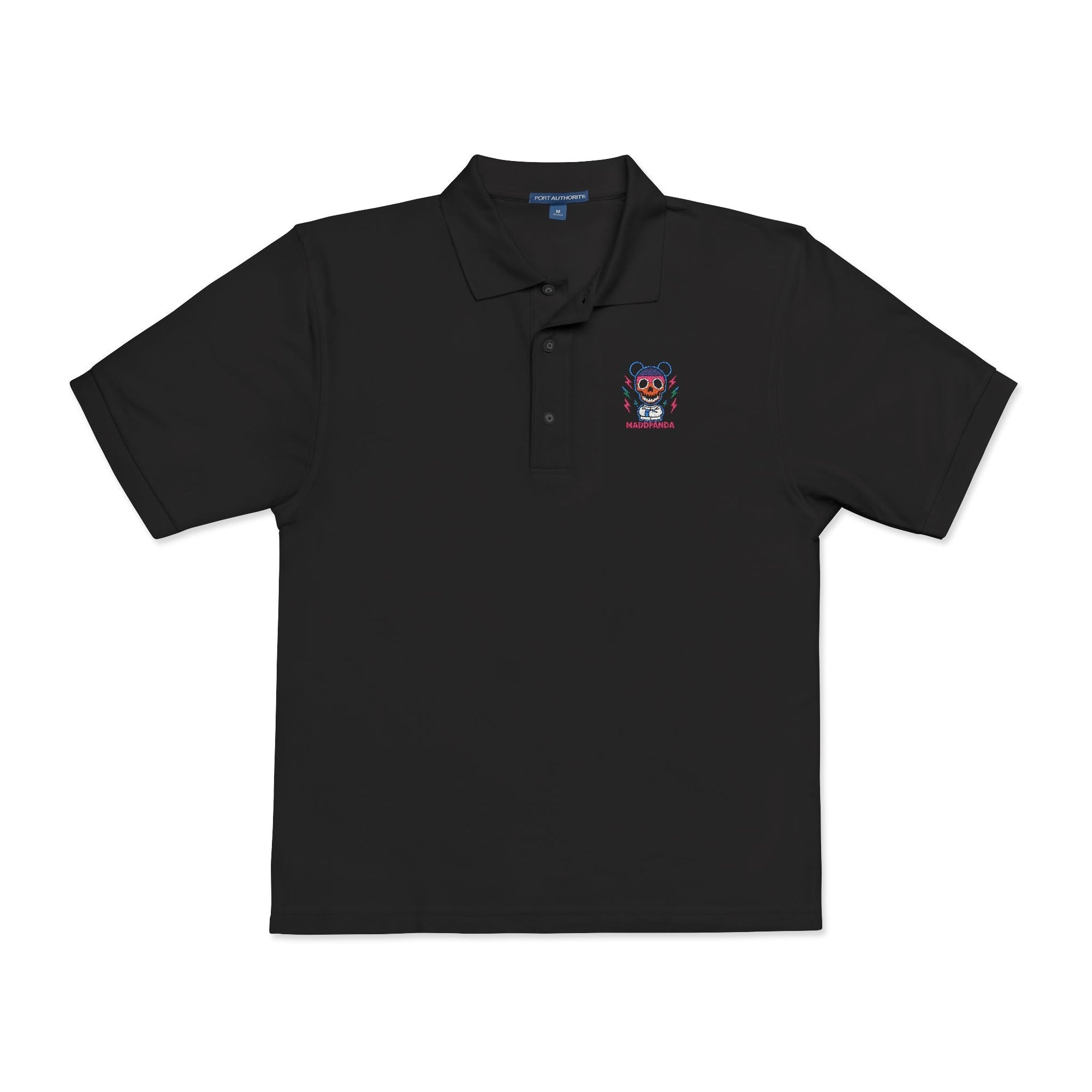 Embroidered Polo Shirt with Logo MADDPANDA - maddpanda