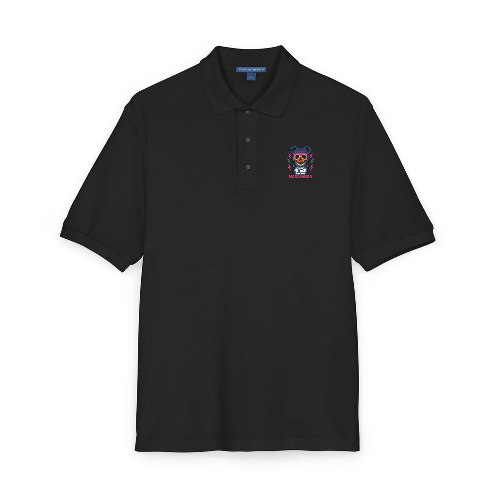 Embroidered Polo Shirt with Logo MADDPANDA - maddpanda