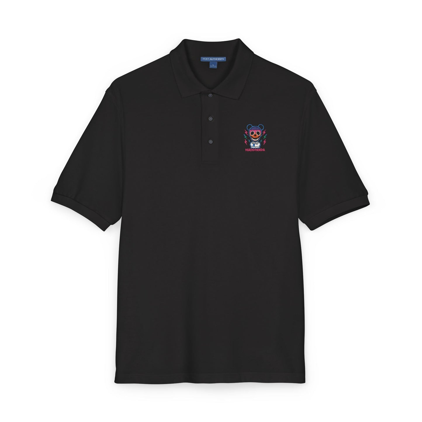 Embroidered Polo Shirt with Logo MADDPANDA - maddpanda