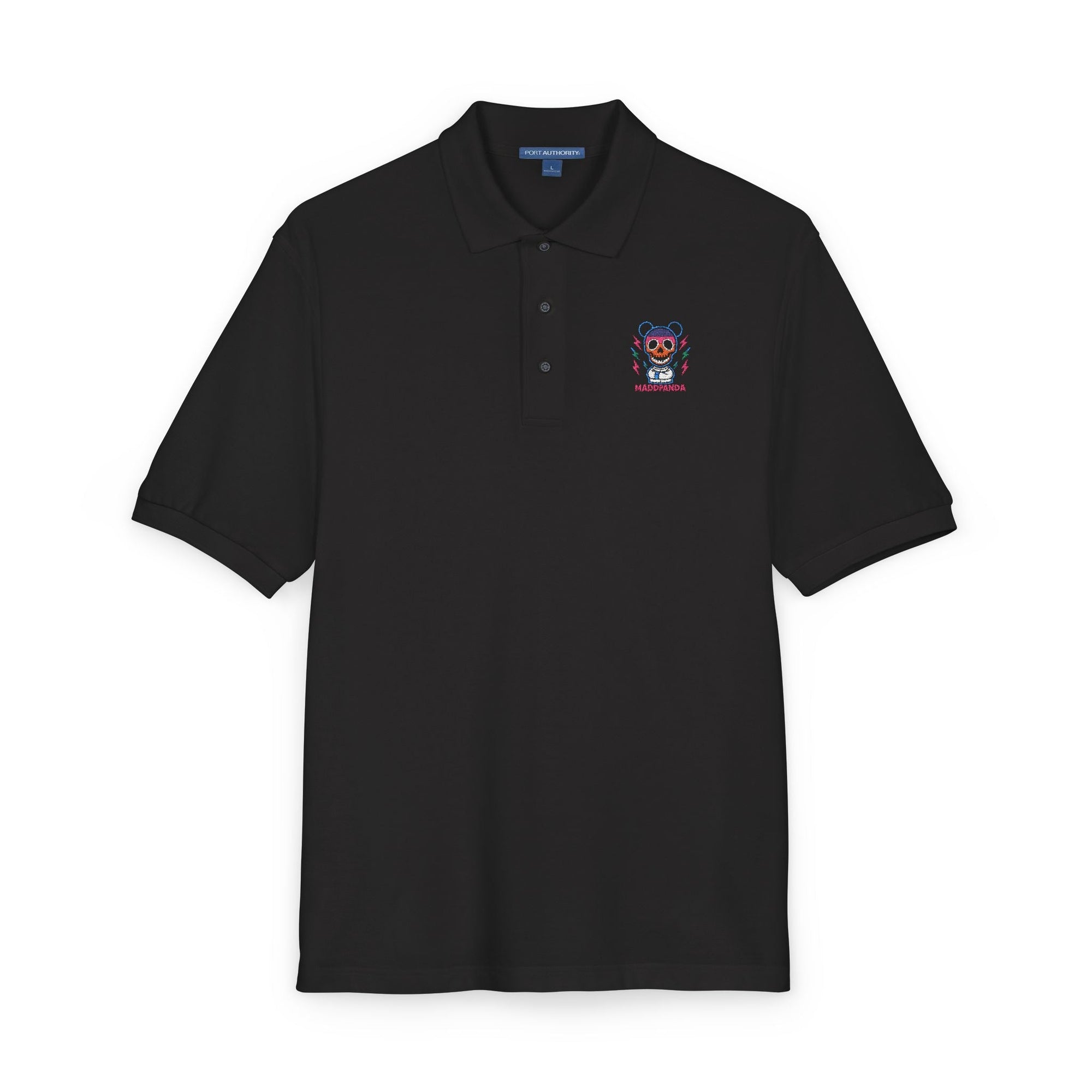 Embroidered Polo Shirt with Logo MADDPANDA - maddpanda