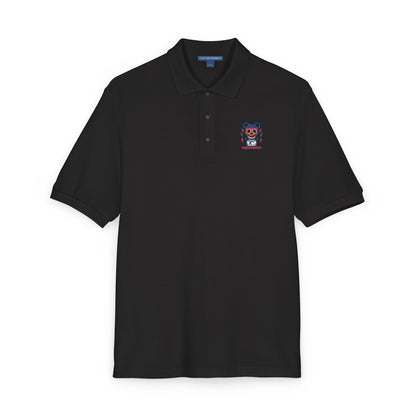 Embroidered Polo Shirt with Logo MADDPANDA - maddpanda