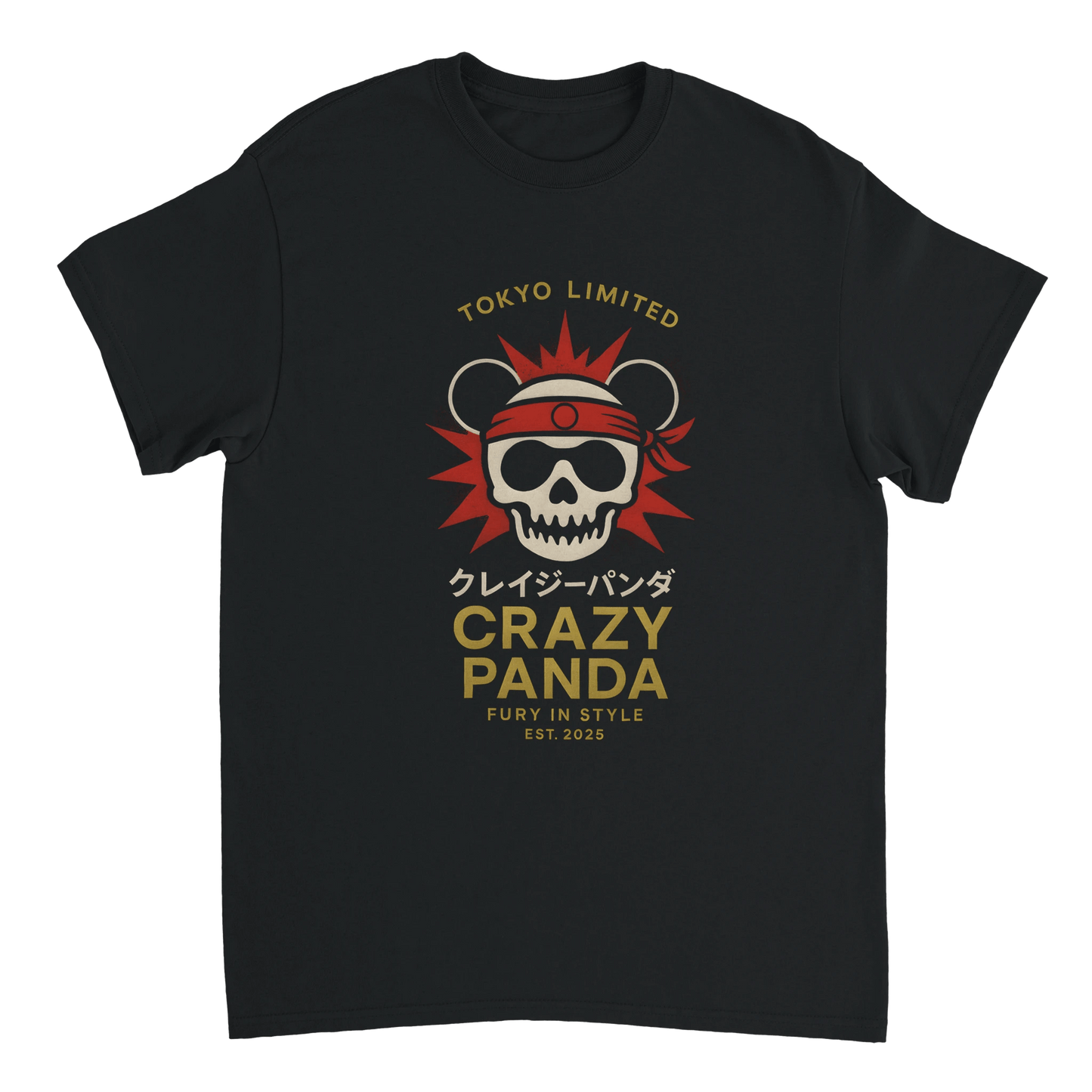 MADDPANDA Heavyweight Unisex Crewneck T-Shirt – Classic Casual Fit - maddpanda