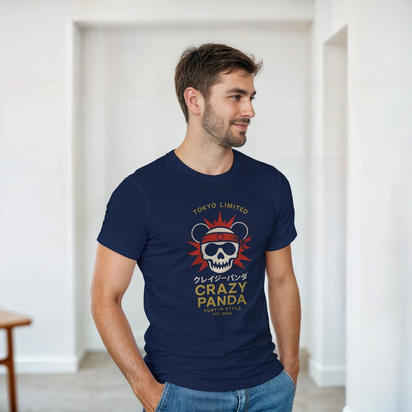 MADDPANDA Heavyweight Unisex Crewneck T-Shirt – Classic Casual Fit - maddpanda
