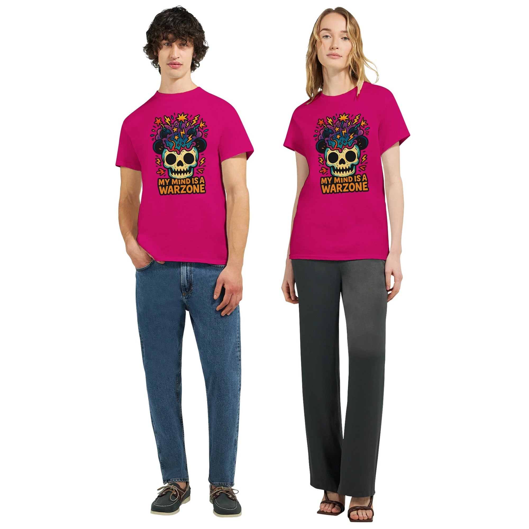 Maddpanda my Mind is a Warzone T-Shirt - Unisex Luxe Cotton Tee - Perfect Gift for Mindful Souls - maddpanda