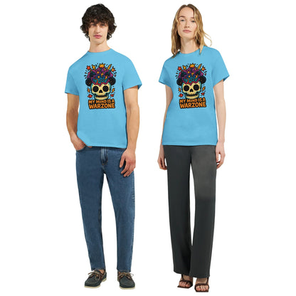 Maddpanda my Mind is a Warzone T-Shirt - Unisex Luxe Cotton Tee - Perfect Gift for Mindful Souls - maddpanda