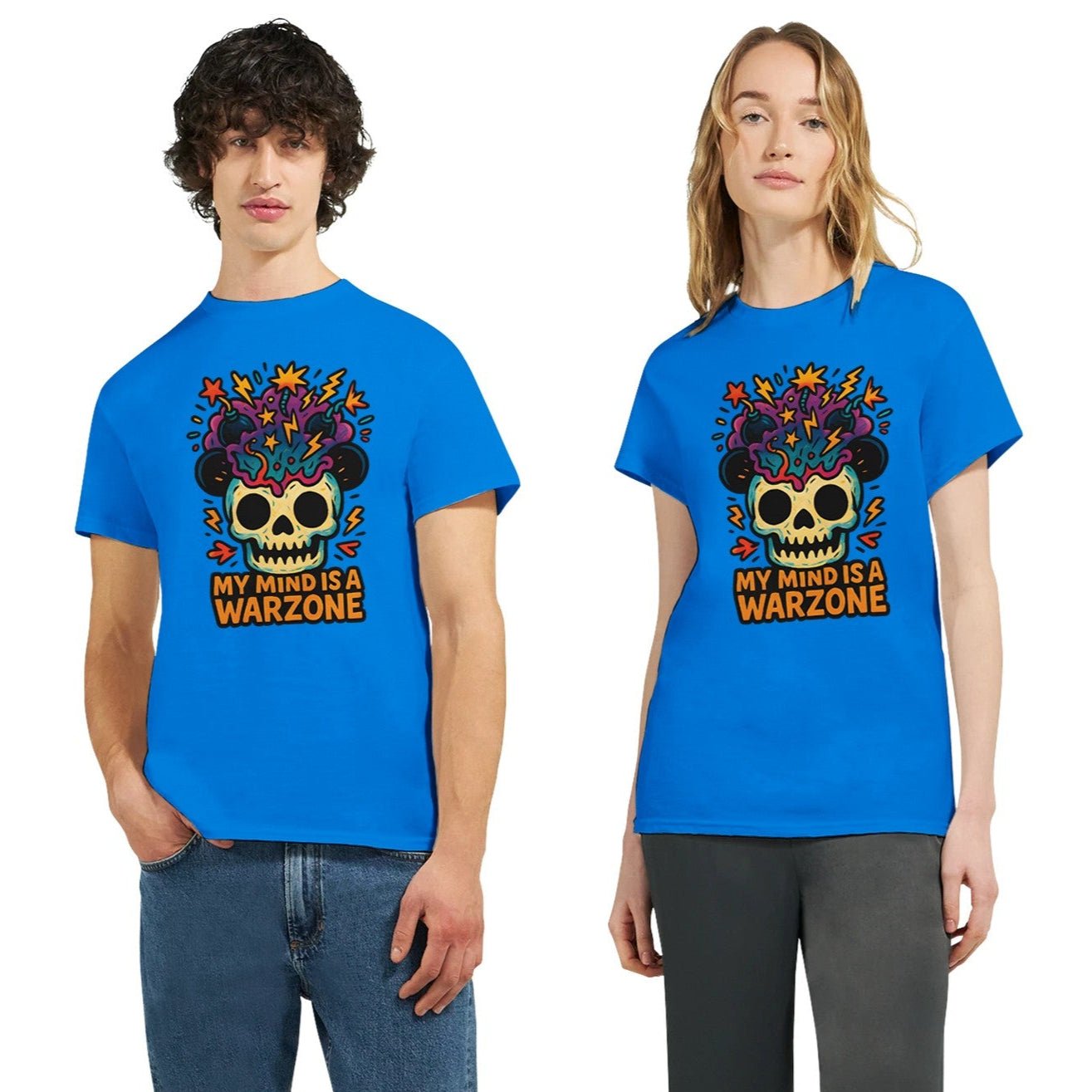 Maddpanda my Mind is a Warzone T-Shirt - Unisex Luxe Cotton Tee - Perfect Gift for Mindful Souls - maddpanda