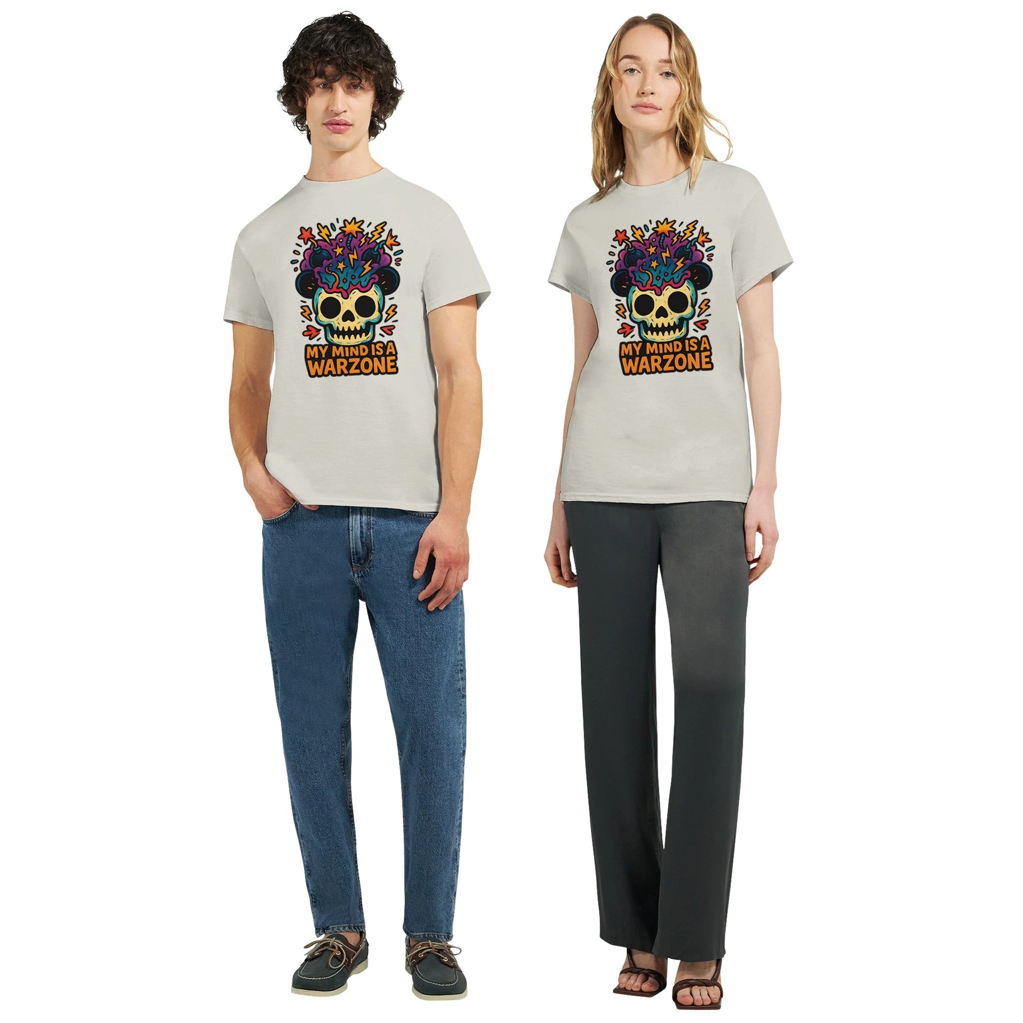 Maddpanda my Mind is a Warzone T-Shirt - Unisex Luxe Cotton Tee - Perfect Gift for Mindful Souls - maddpanda