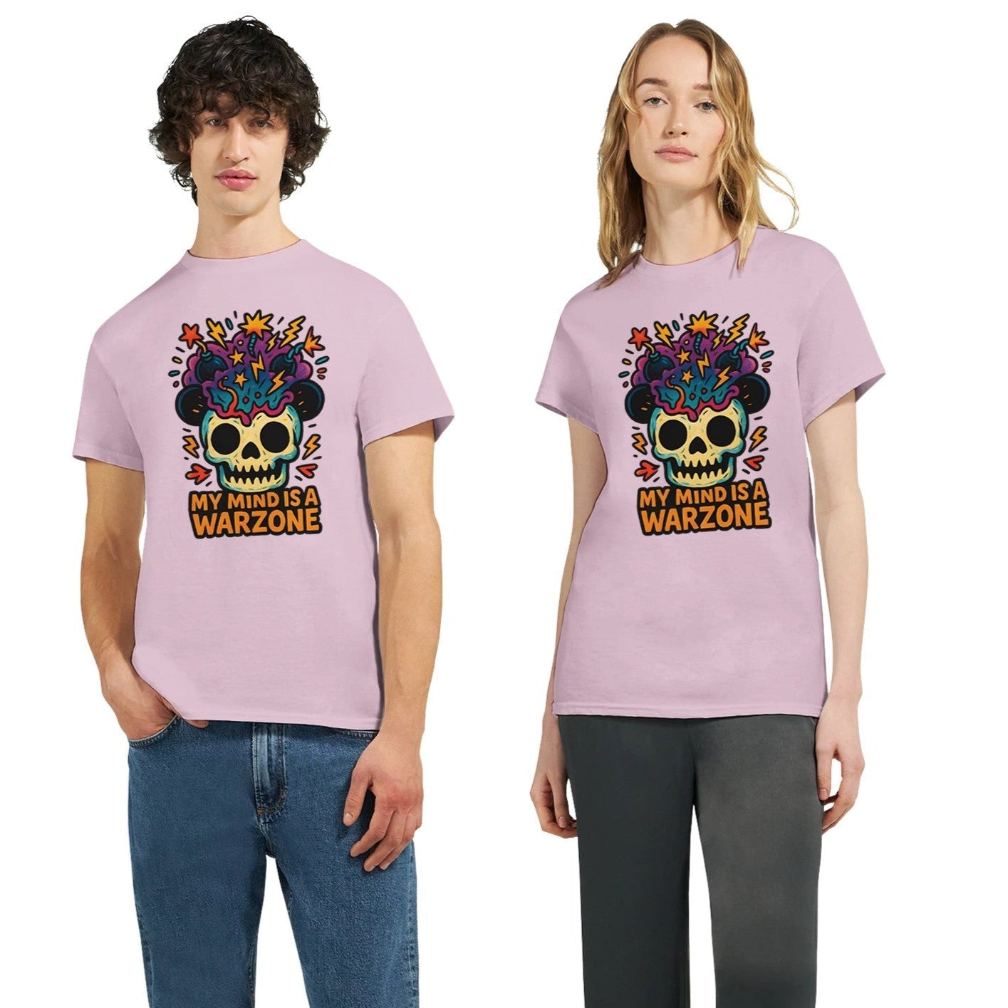 Maddpanda my Mind is a Warzone T-Shirt - Unisex Luxe Cotton Tee - Perfect Gift for Mindful Souls - maddpanda