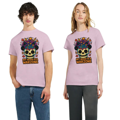 Maddpanda my Mind is a Warzone T-Shirt - Unisex Luxe Cotton Tee - Perfect Gift for Mindful Souls - maddpanda