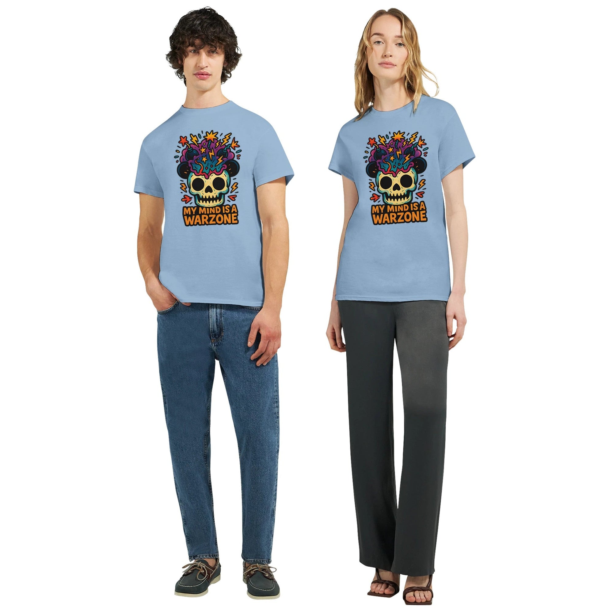 Maddpanda my Mind is a Warzone T-Shirt - Unisex Luxe Cotton Tee - Perfect Gift for Mindful Souls - maddpanda