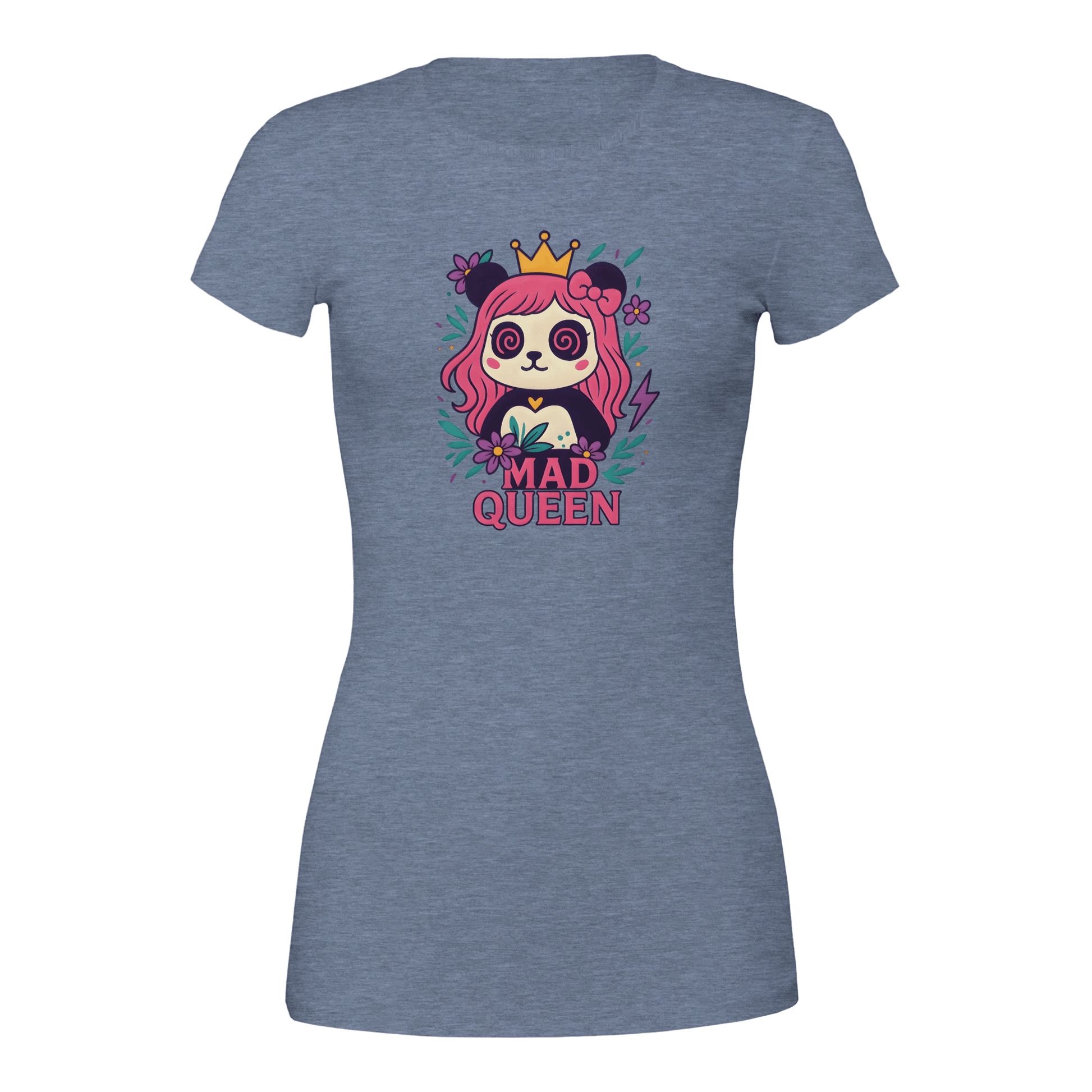 MaddPanda Women's Premium Crew Neck T-Shirt – 100% Airlume Cotton - maddpanda