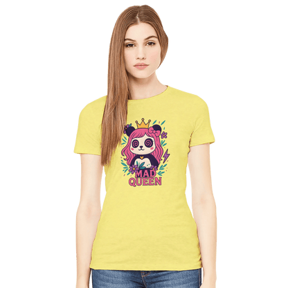 MaddPanda Women's Premium Crew Neck T-Shirt – 100% Airlume Cotton - maddpanda