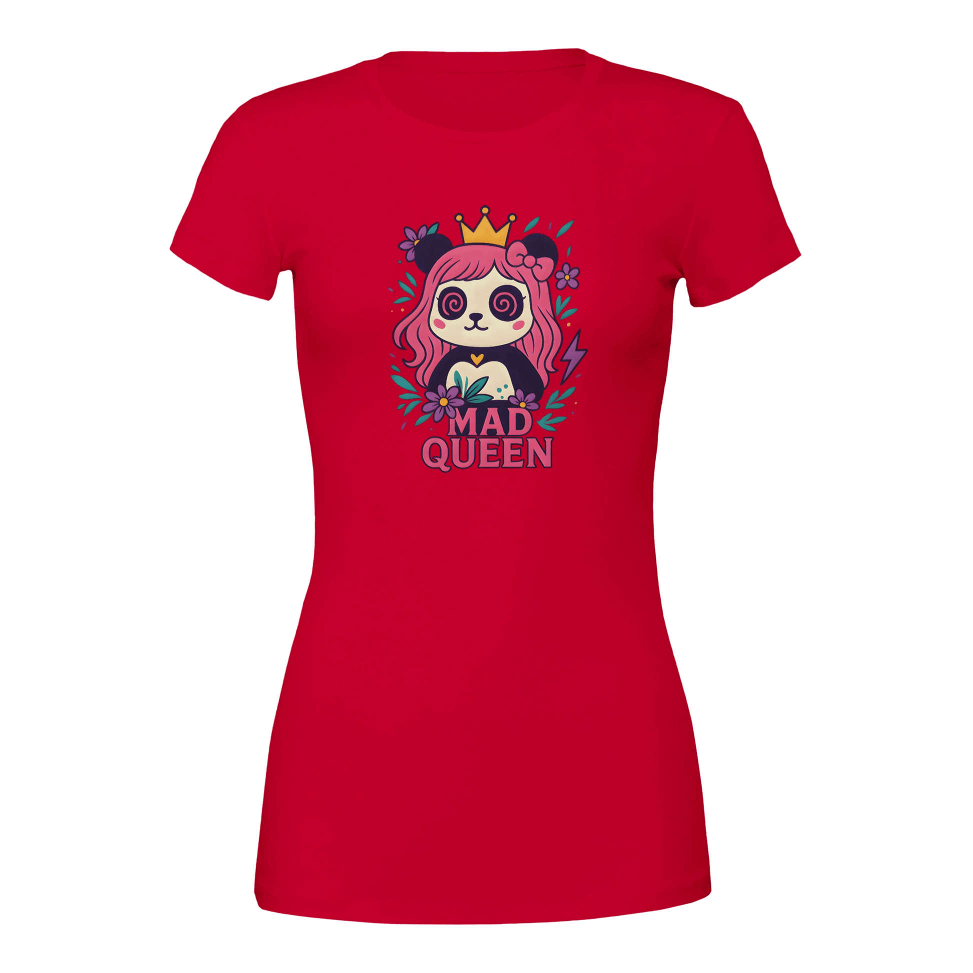 MaddPanda Women's Premium Crew Neck T-Shirt – 100% Airlume Cotton - maddpanda
