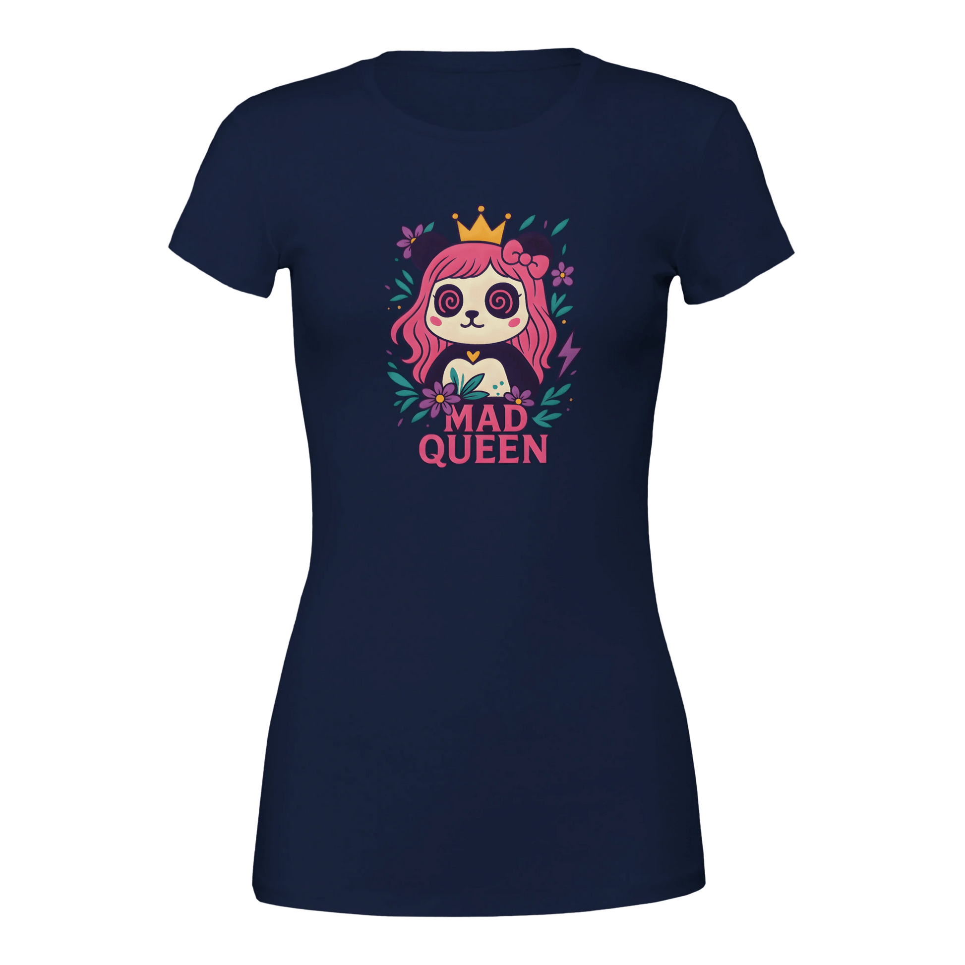 MaddPanda Women's Premium Crew Neck T-Shirt – 100% Airlume Cotton - maddpanda