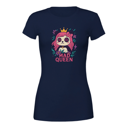 MaddPanda Women's Premium Crew Neck T-Shirt – 100% Airlume Cotton - maddpanda
