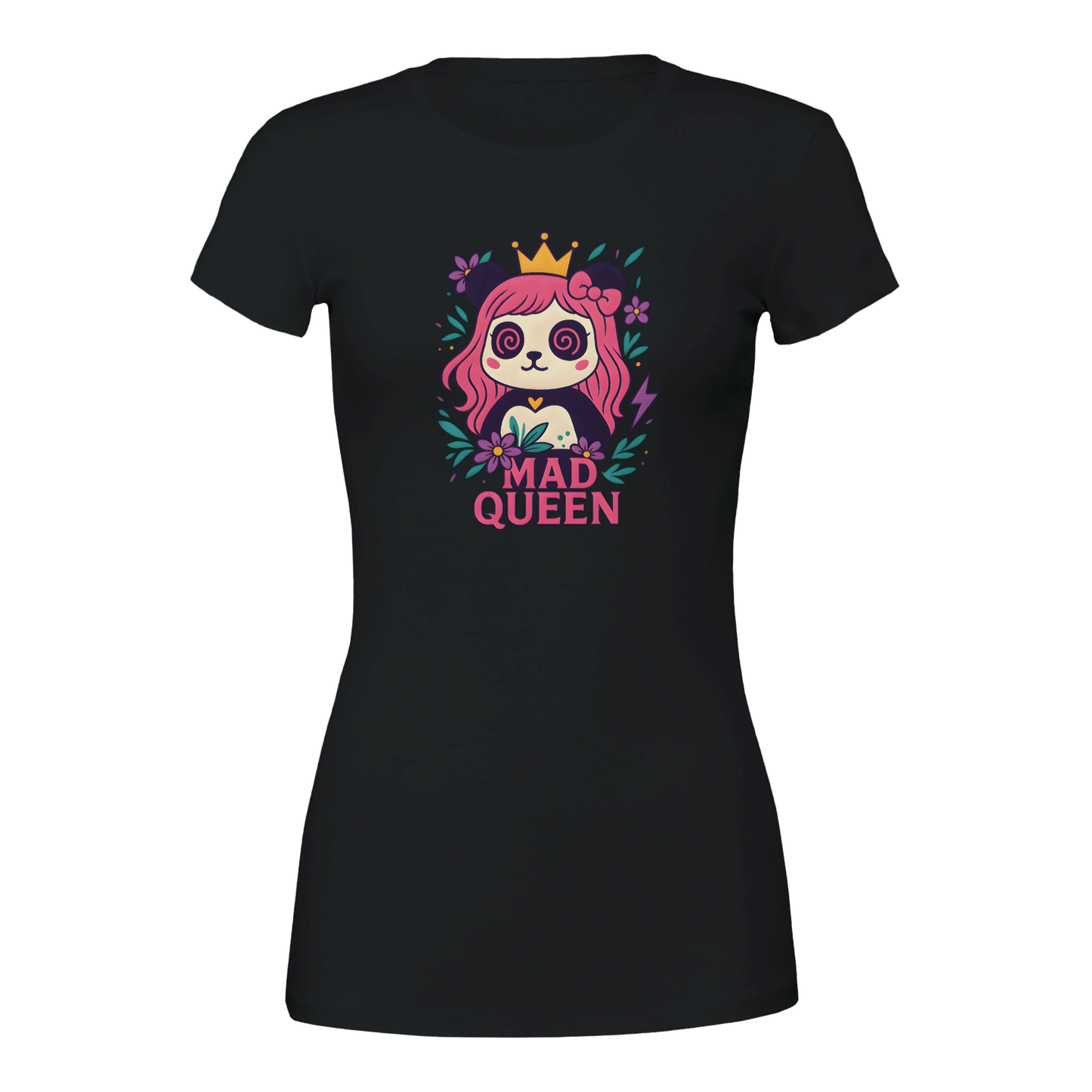 MaddPanda Women's Premium Crew Neck T-Shirt – 100% Airlume Cotton - maddpanda