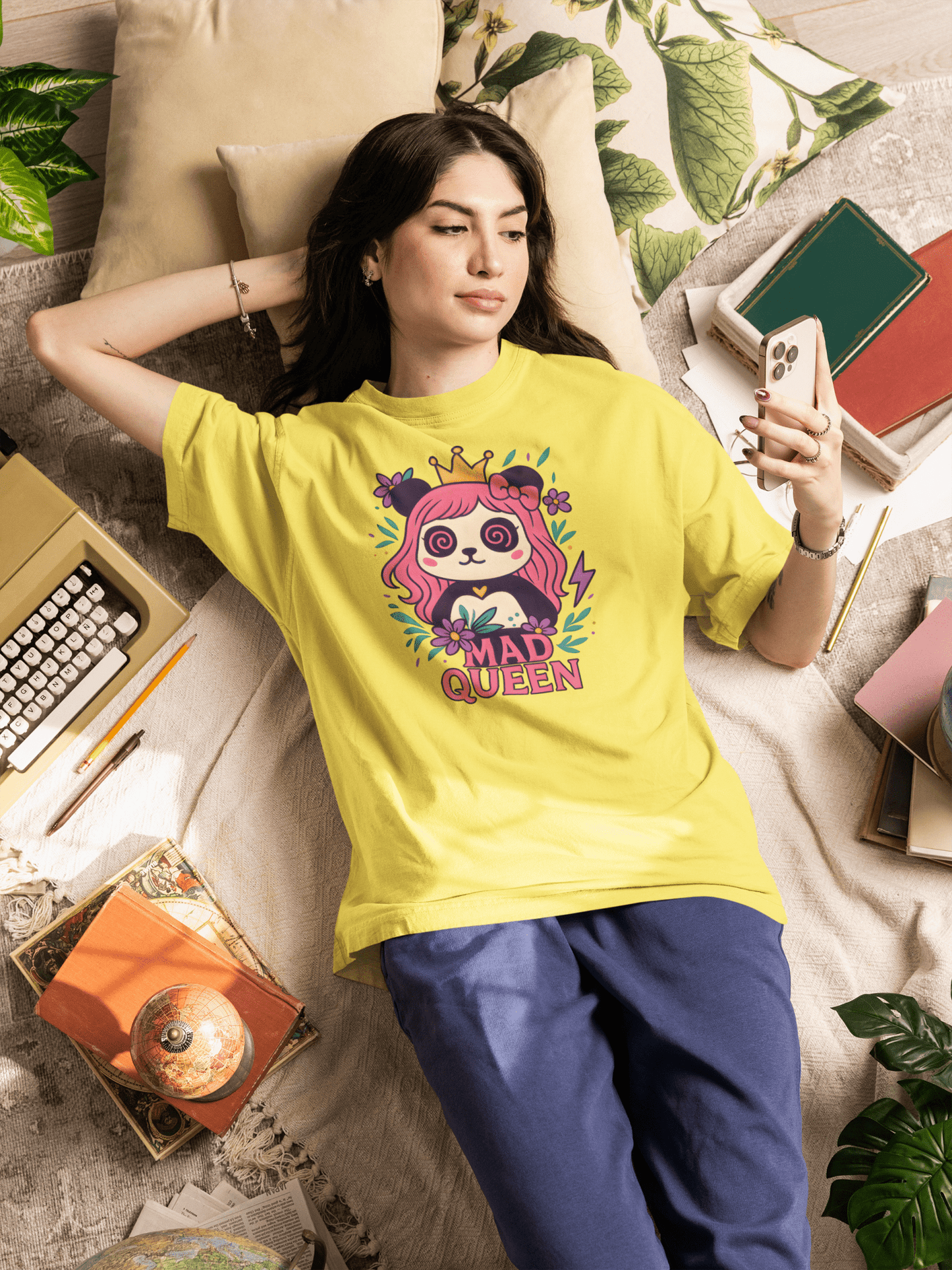 MaddPanda Women's Premium Crew Neck T-Shirt – 100% Airlume Cotton - maddpanda
