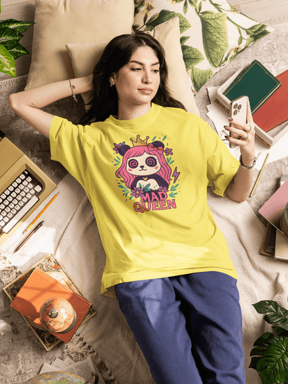 MaddPanda Women's Premium Crew Neck T-Shirt – 100% Airlume Cotton - maddpanda