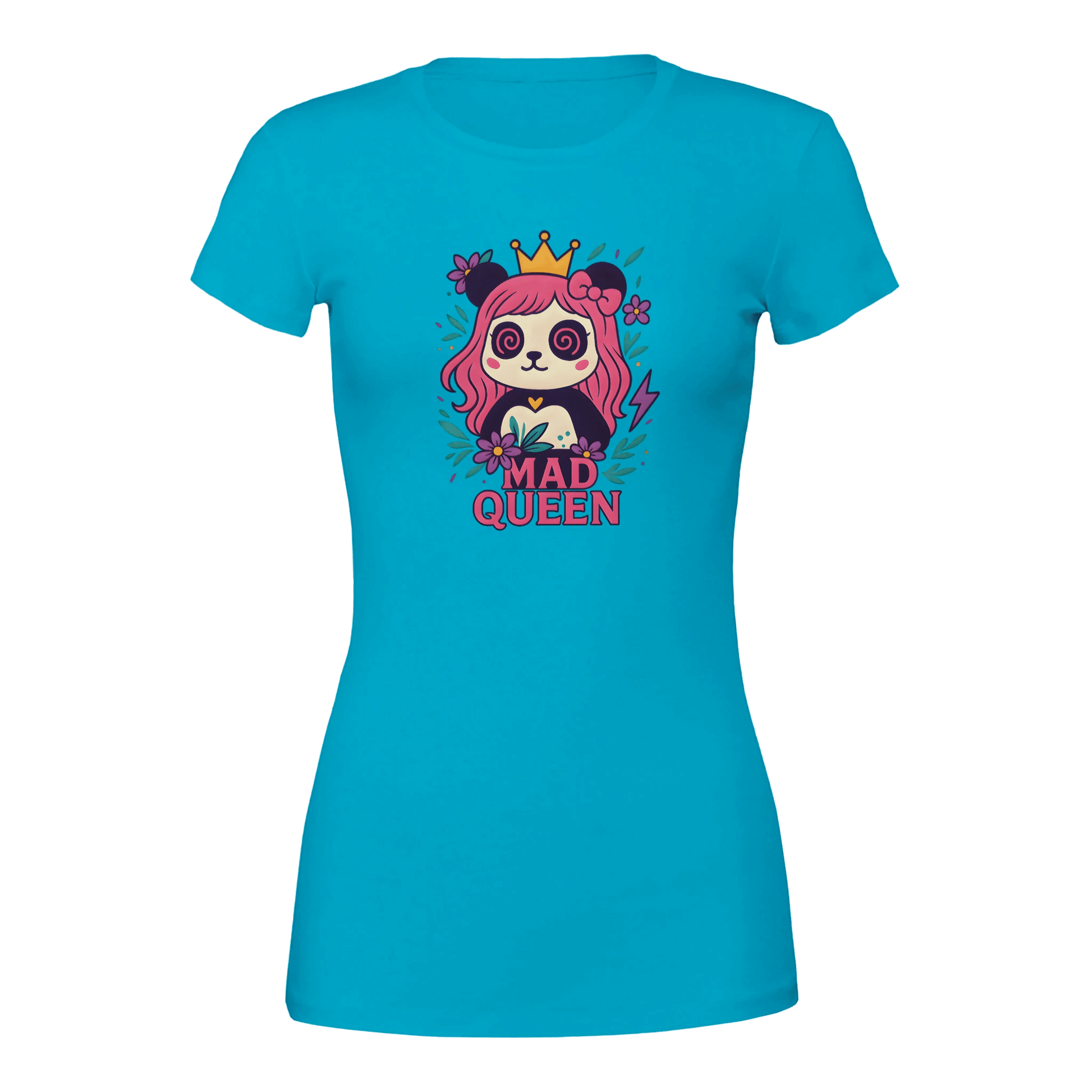 MaddPanda Women's Premium Crew Neck T-Shirt – 100% Airlume Cotton - maddpanda