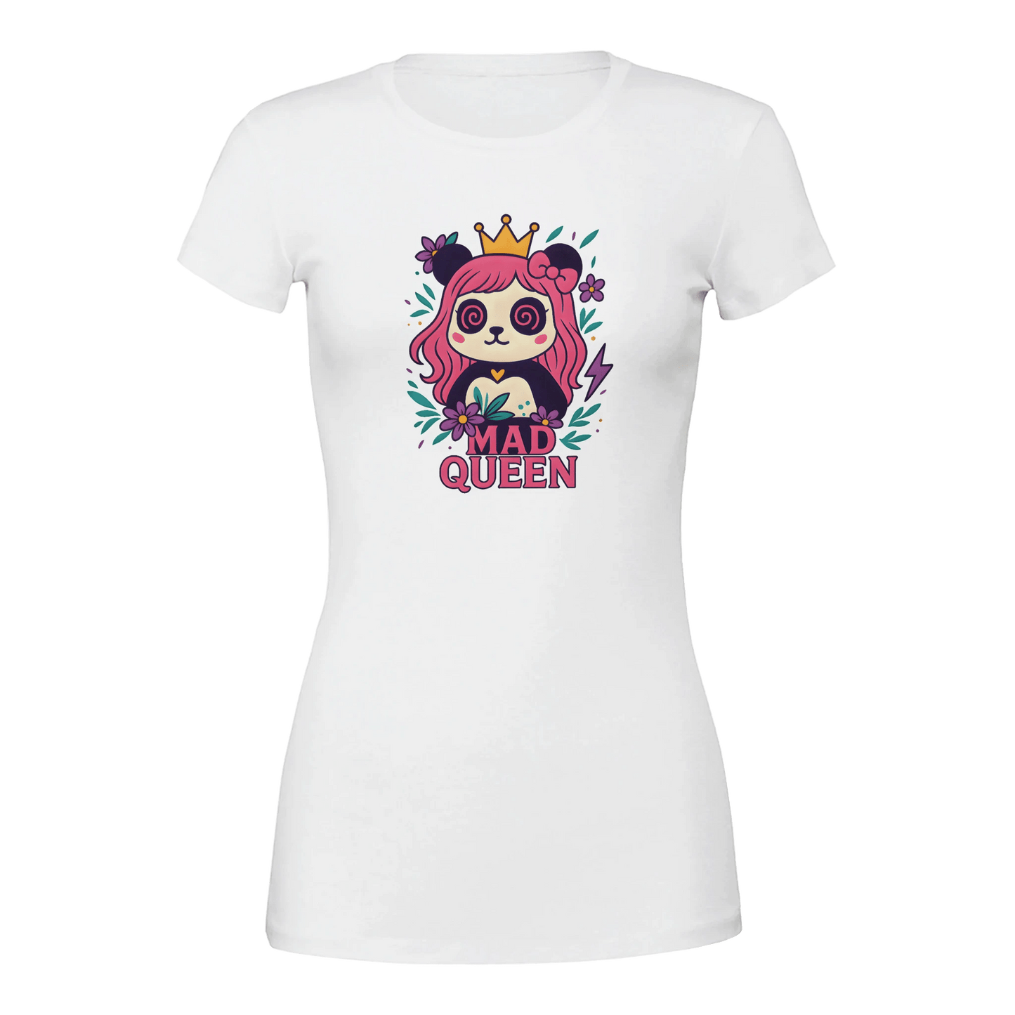 MaddPanda Women's Premium Crew Neck T-Shirt – 100% Airlume Cotton - maddpanda