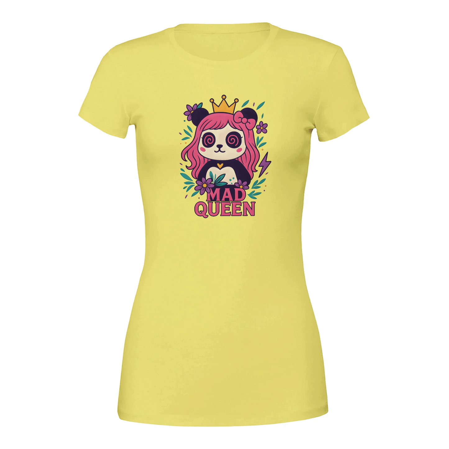 MaddPanda Women's Premium Crew Neck T-Shirt – 100% Airlume Cotton - maddpanda