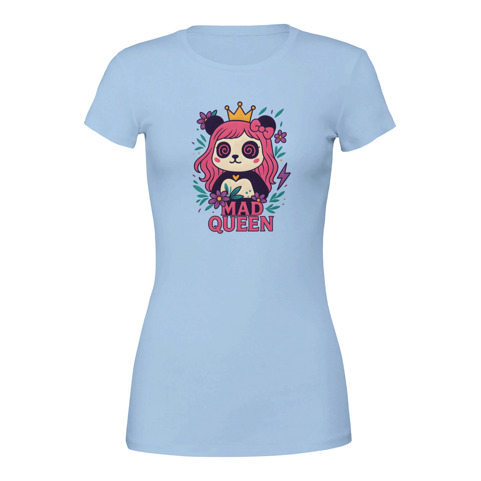 MaddPanda Women's Premium Crew Neck T-Shirt – 100% Airlume Cotton - maddpanda