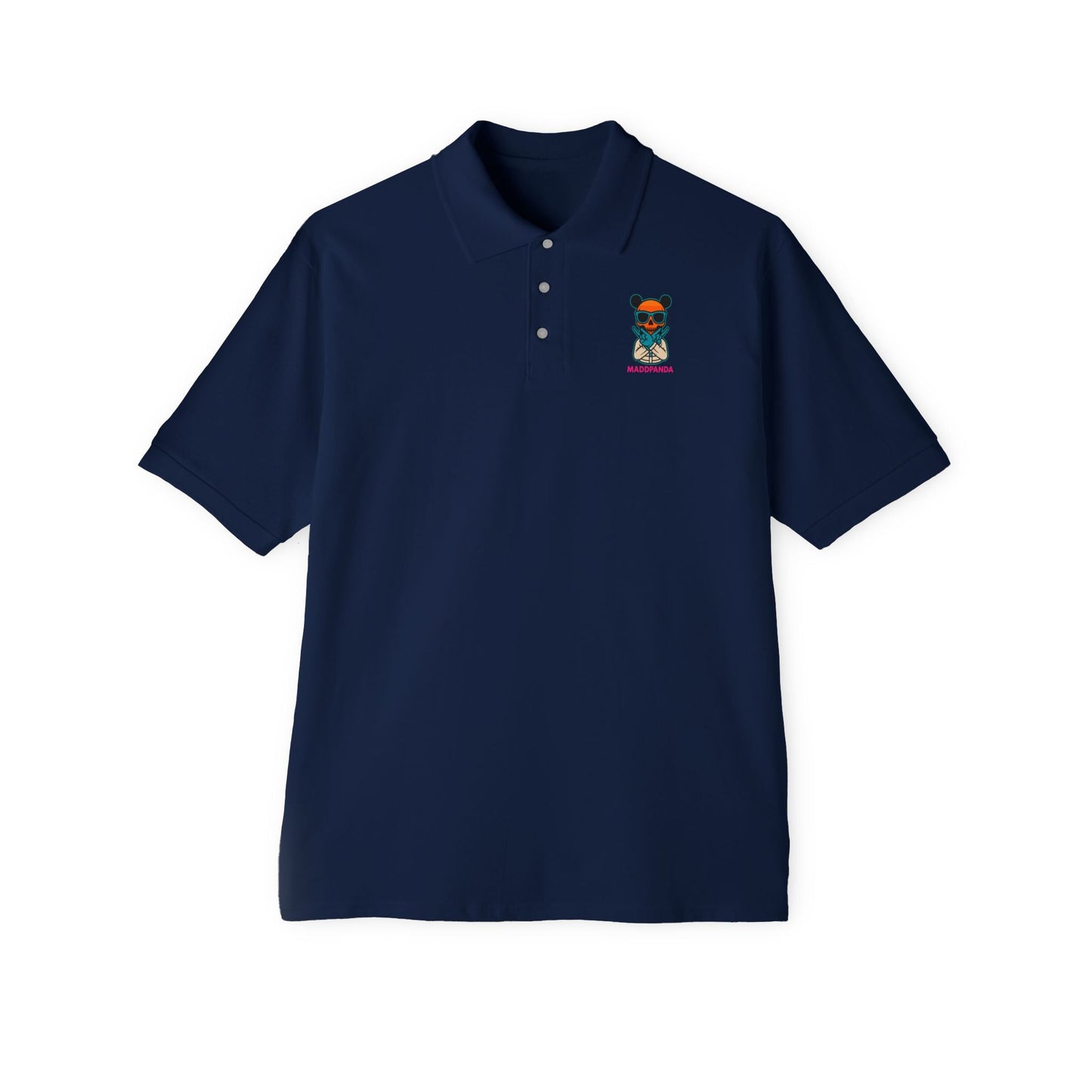 Polo Shirt with Unique Design - Men's Piqué - maddpanda