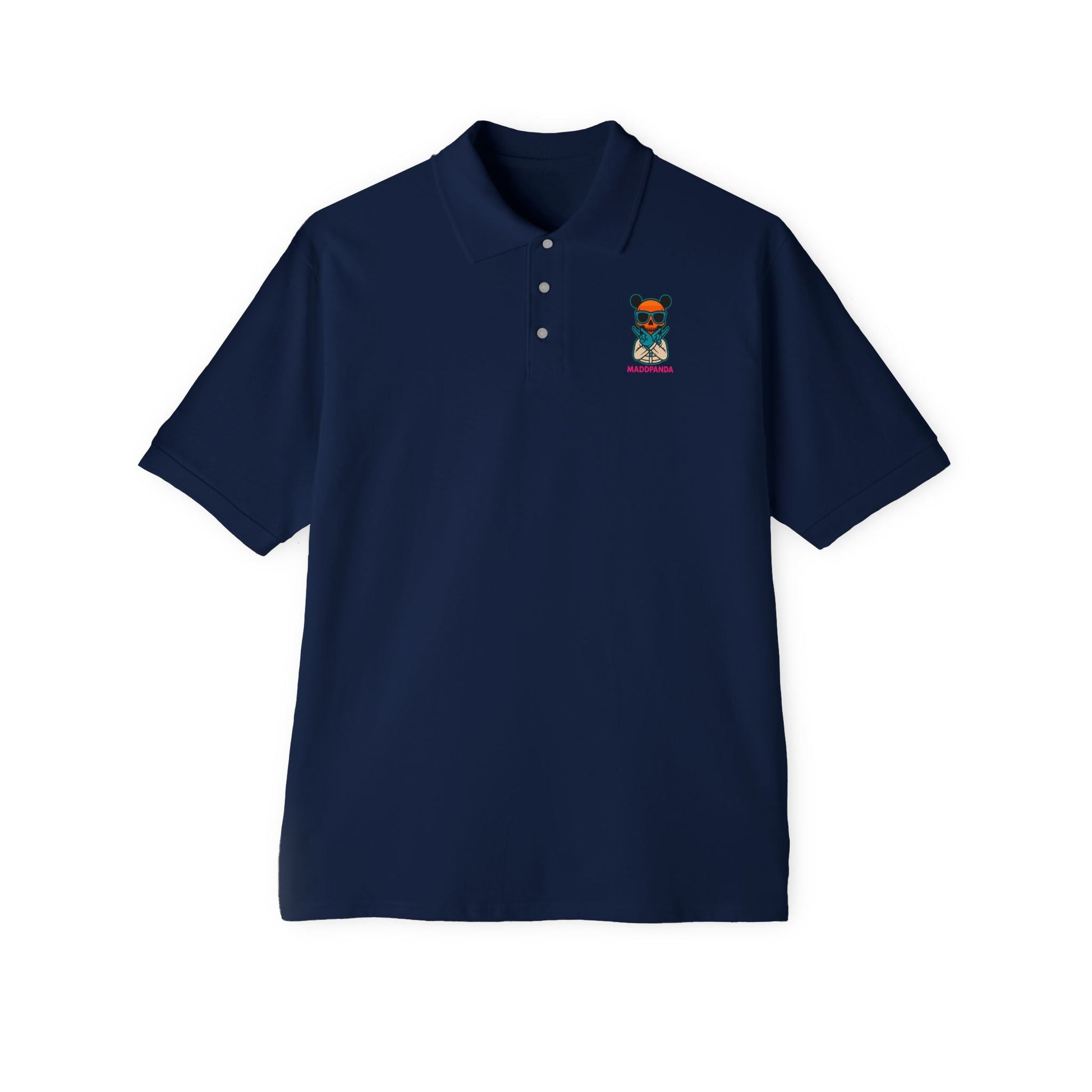 Polo Shirt with Unique Design - Men's Piqué - maddpanda