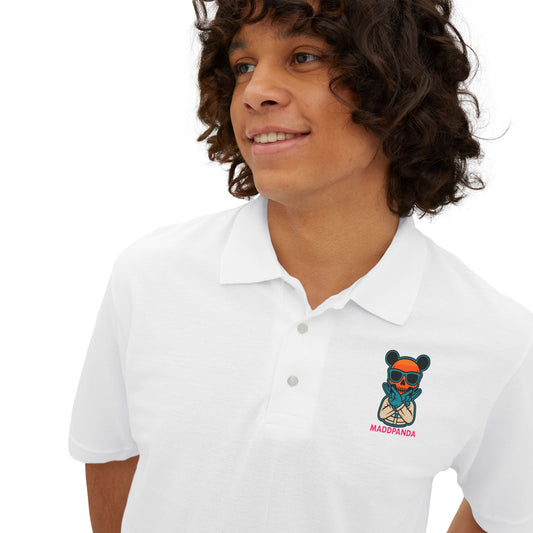 Polo Shirt with Unique Design - Men's Piqué - maddpanda