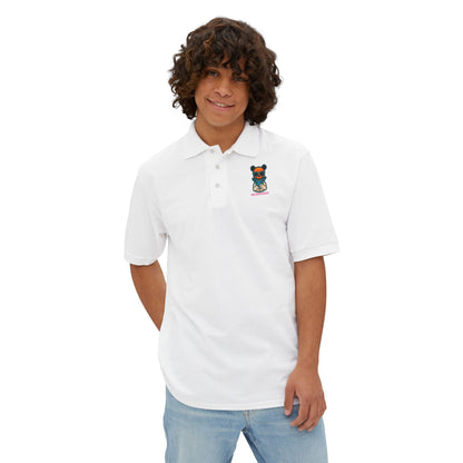 Polo Shirt with Unique Design - Men's Piqué - maddpanda