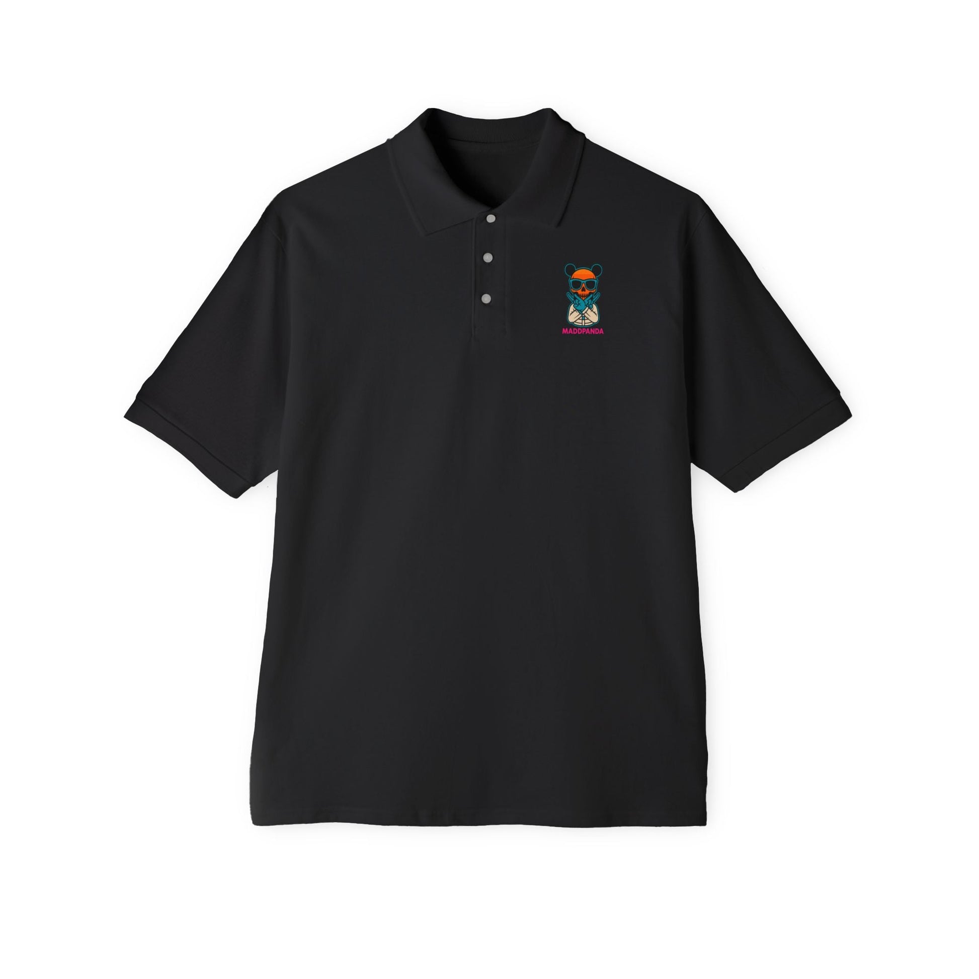 Polo Shirt with Unique Design - Men's Piqué - maddpanda