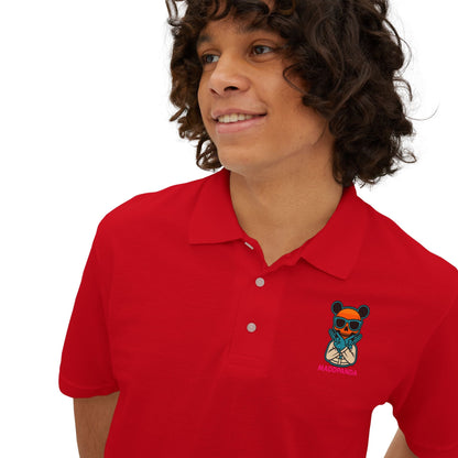 Polo Shirt with Unique Design - Men's Piqué - maddpanda
