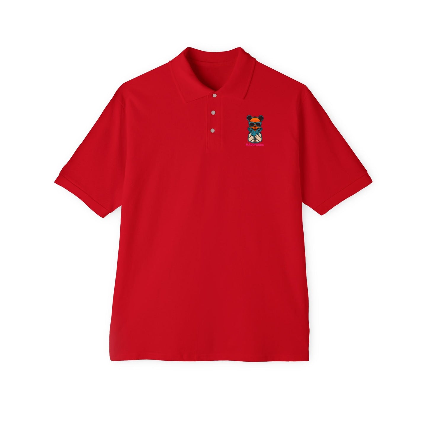 Polo Shirt with Unique Design - Men's Piqué - maddpanda