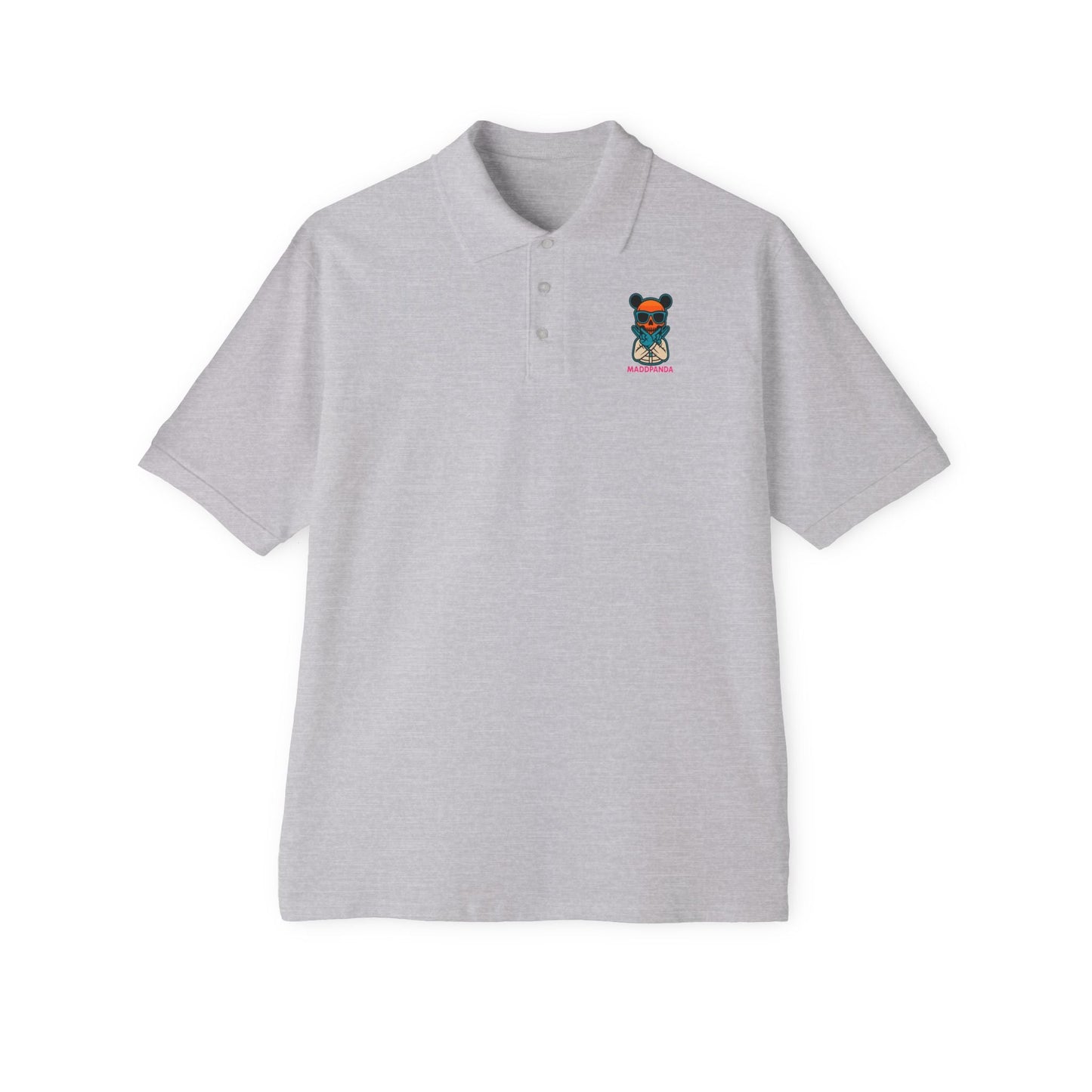 Polo Shirt with Unique Design - Men's Piqué - maddpanda