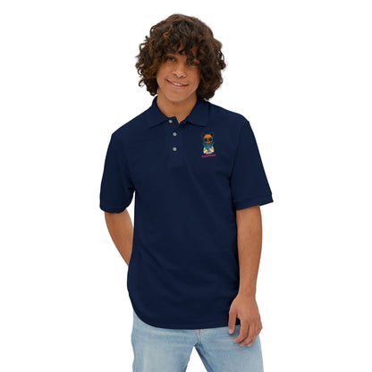 Polo Shirt with Unique Design - Men's Piqué - maddpanda